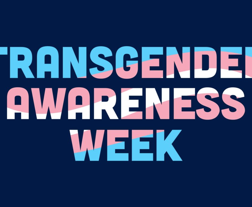Transgender Awareness Week Vector. Transgender Awareness Week Text isolated on Blue Background
